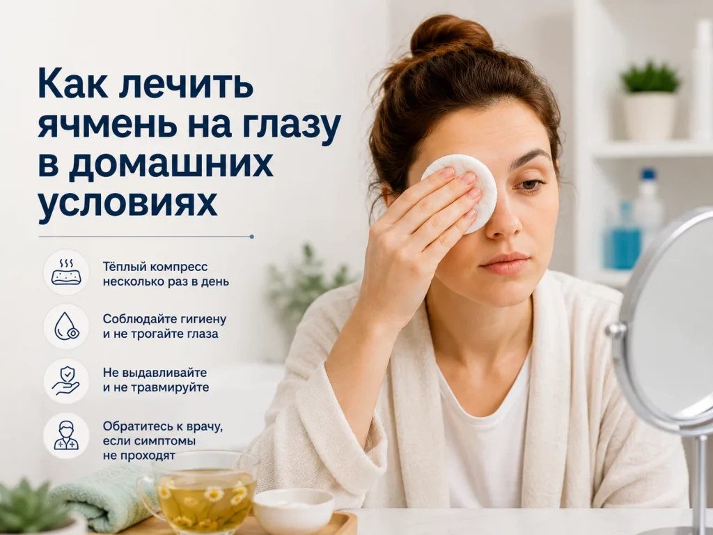 1 Как лечить ячмень на глазу в домашних условиях