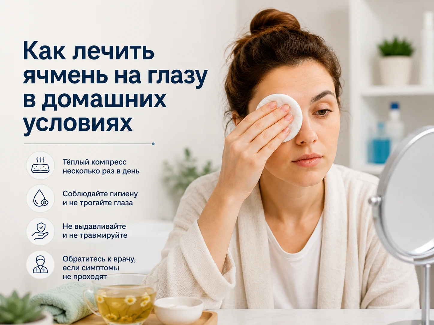 1 Как лечить ячмень на глазу в домашних условиях