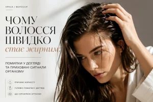 репродуктолог Чому волосся швидко стає жирним: помилки у догляді та приховані сигнали організму волосся швидко стає жирним 3